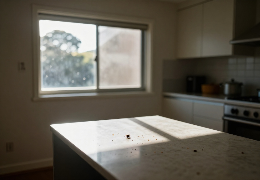 Rodent activity in a Nelson garage before pest control